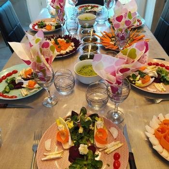 Repas de reprise achevant un stage de jeûne